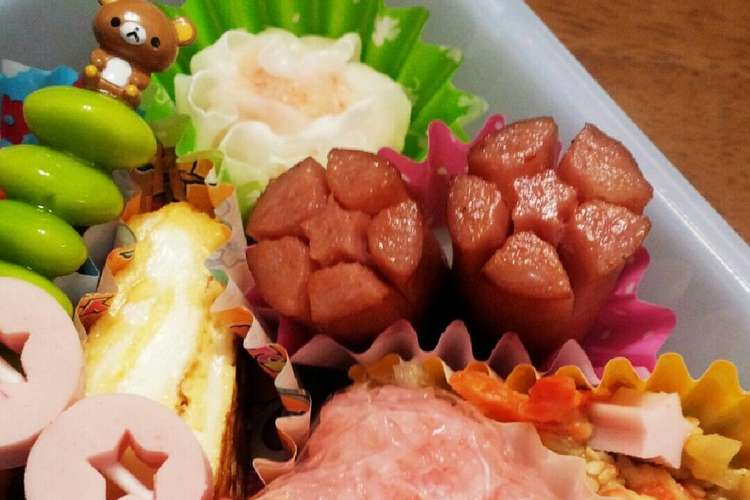 ウィンナーを星型で可愛いお花 キャラ弁 レシピ 作り方 By Elgrand52 クックパッド 簡単おいしいみんなのレシピが375万品